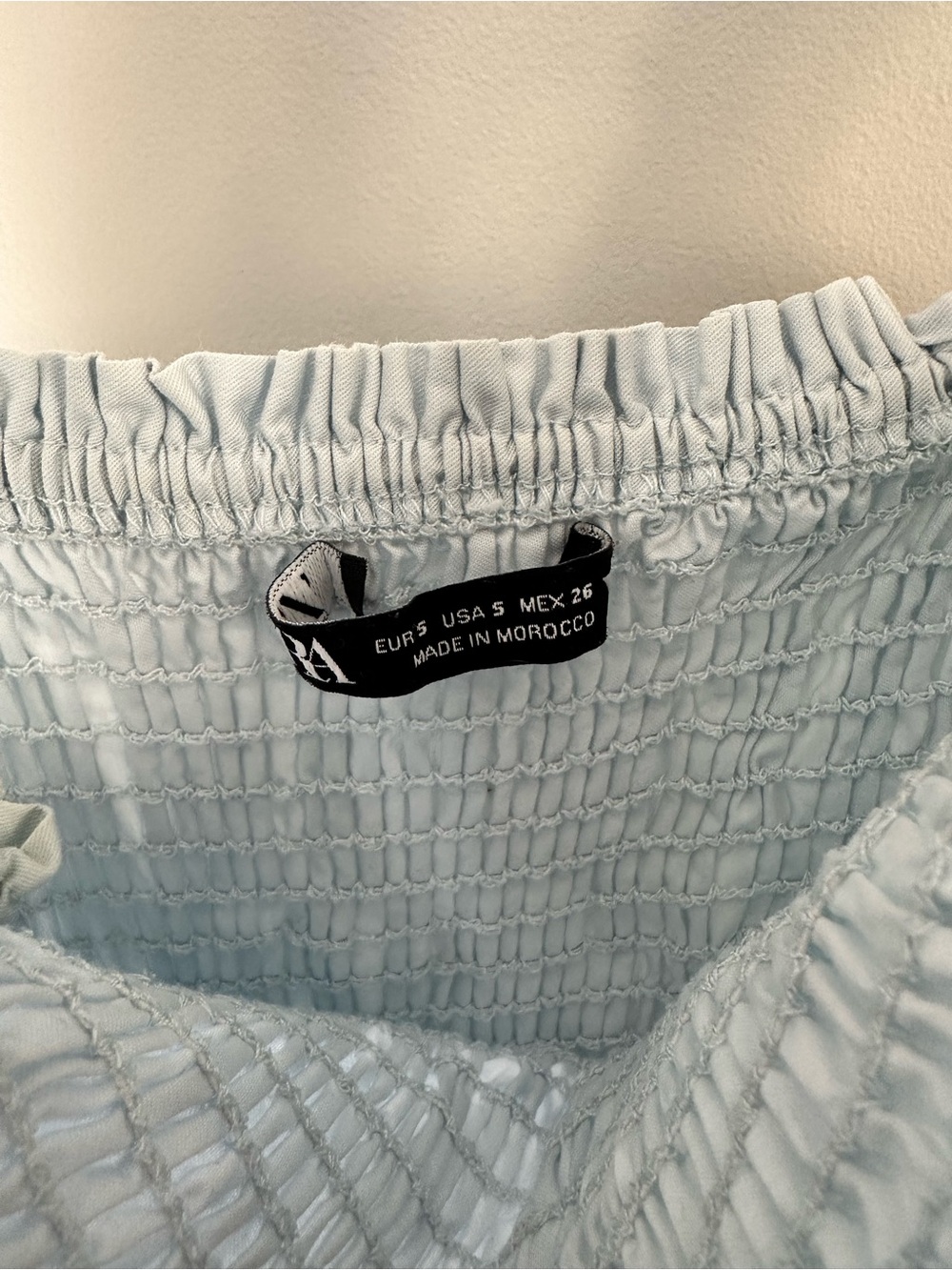 Light Blue Tiered Smocked Maxi Nap Dress - Picture 3 of 3